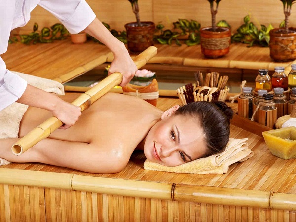 Image Represents the Hot Bamboo massage.